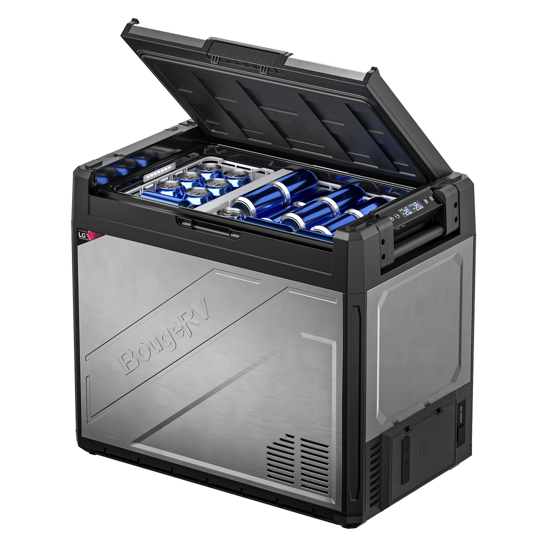 BougeRV Rocky V3.0 81QT Dual Zone 12V Portable Fridge