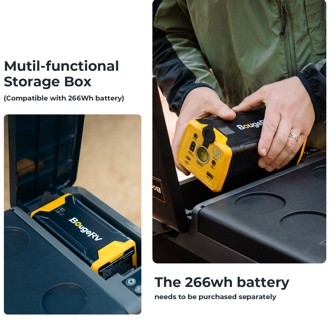 BougeRV 266WH Portable Power Station for Fridge