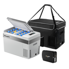 BougeRV 12V 30 Quart (28L) Portable Fridge White Kit