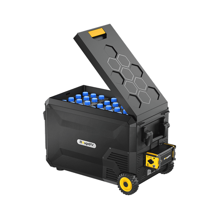 ASPEN 30 PRO 12 Volt 34QT Dual-System Dual Zone IceDrive™ Fridge with Wheels