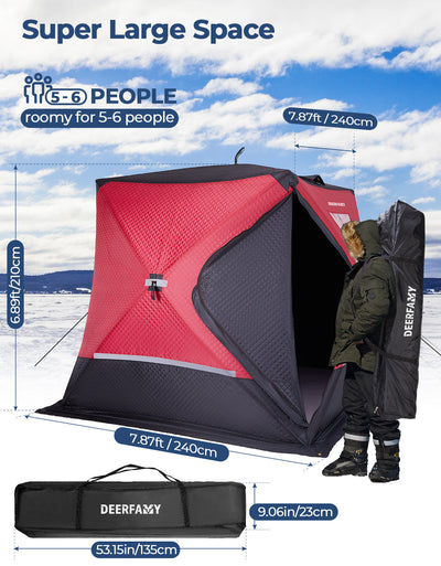 DEERFAMY IceExplorer Pro Ice Fishing Tent