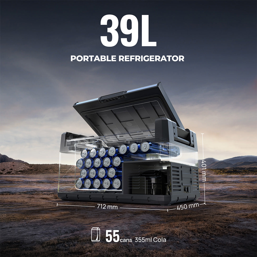 Rocky 69QT Dual Zone 12V Fridge Kit