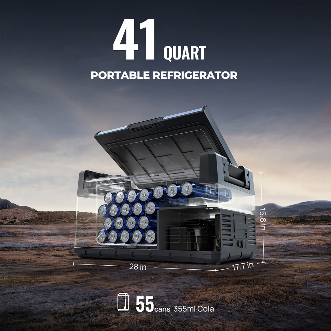 Rocky 69QT Dual Zone 12V Fridge Kit