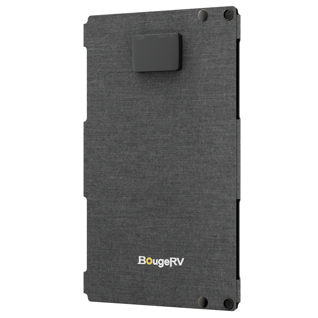 BougeRV 50W Fiberglass Flexible Portable Solar Panel