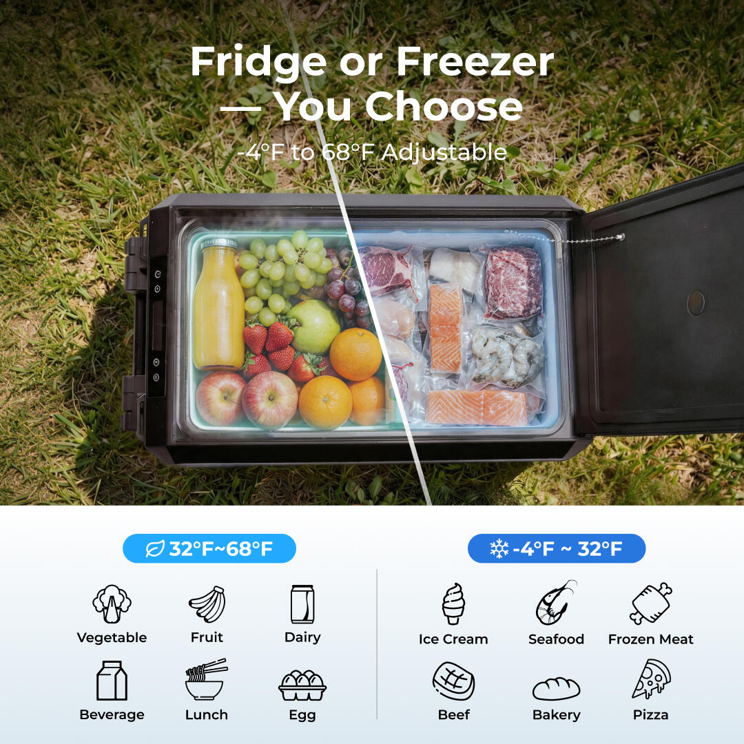BougeRV ASPEN S50 12V 50QT Portable Fridge