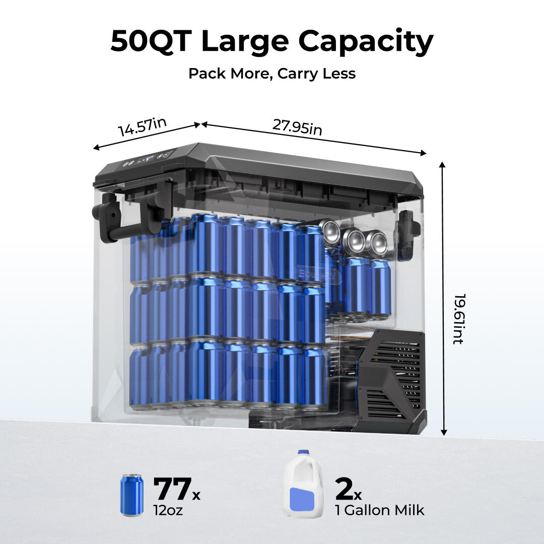 BougeRV ASPEN S50 12V 50QT Portable Fridge