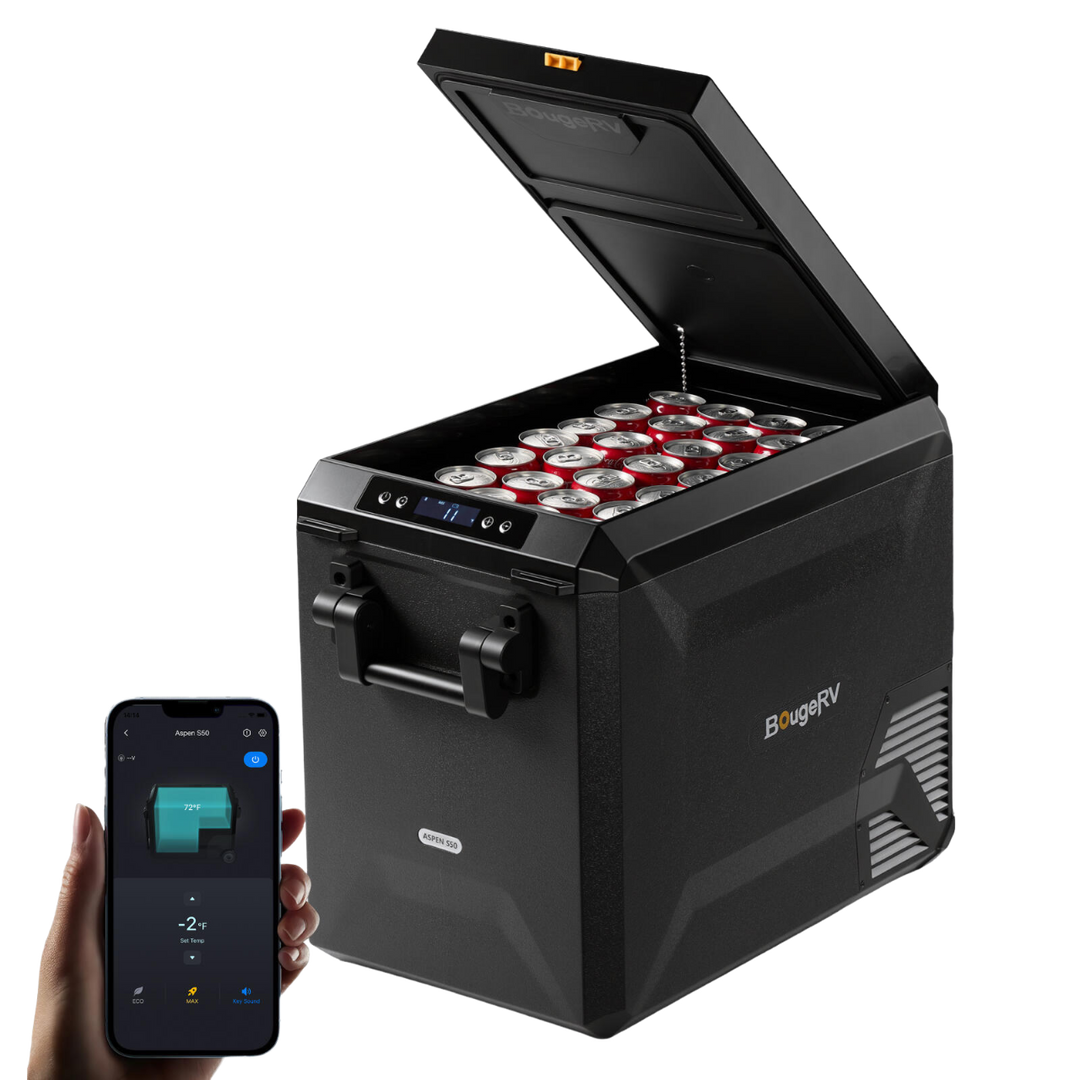 BougeRV ASPEN S50 12V 50QT Portable Fridge