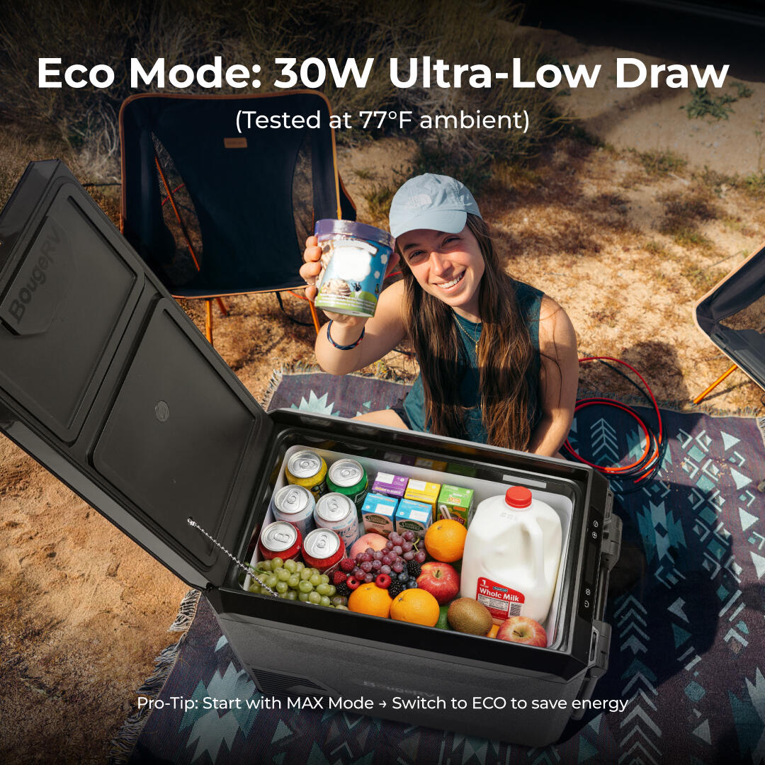 BougeRV ASPEN S50 12V 50QT Portable Fridge