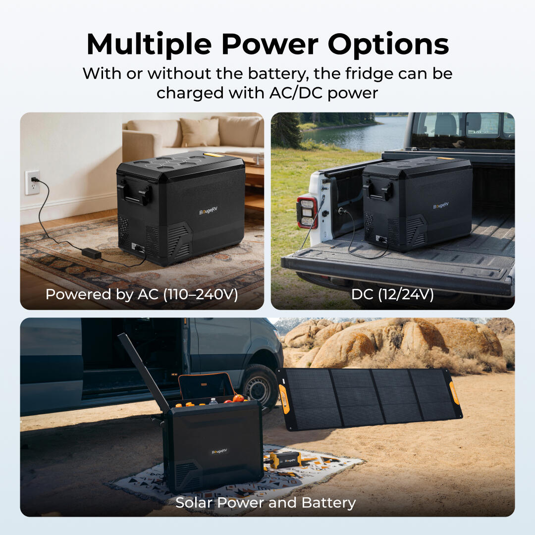 BougeRV ASPEN S50 12V 50QT Portable Fridge