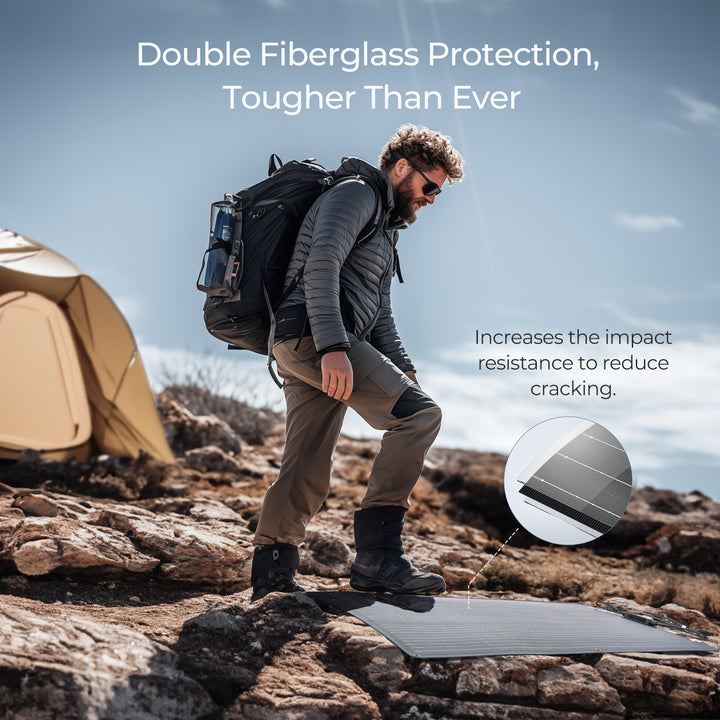 BougeRV 12V 400 Watt Flexible Solar System Kit