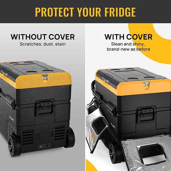 BougeRV CR55 59 Quart Dual Zone Fridge Insulated Protective Cover