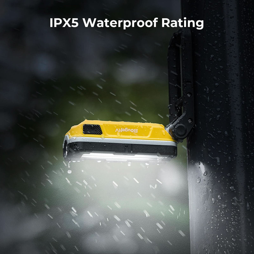 BougeRV WL01 Rechargeable Work Light 180° Rotate Job Site Lighting