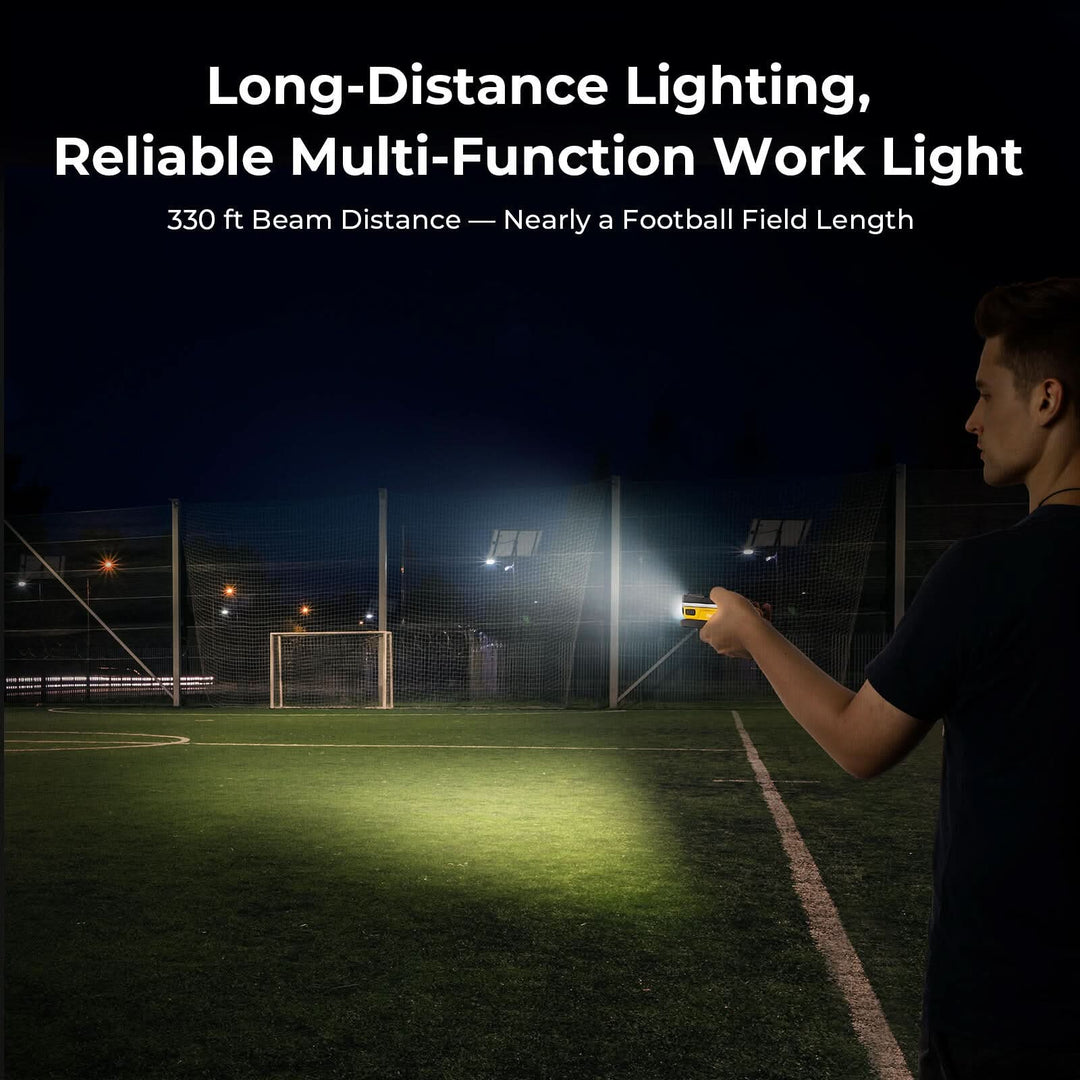 BougeRV WL01 Rechargeable Work Light 180° Rotate Job Site Lighting