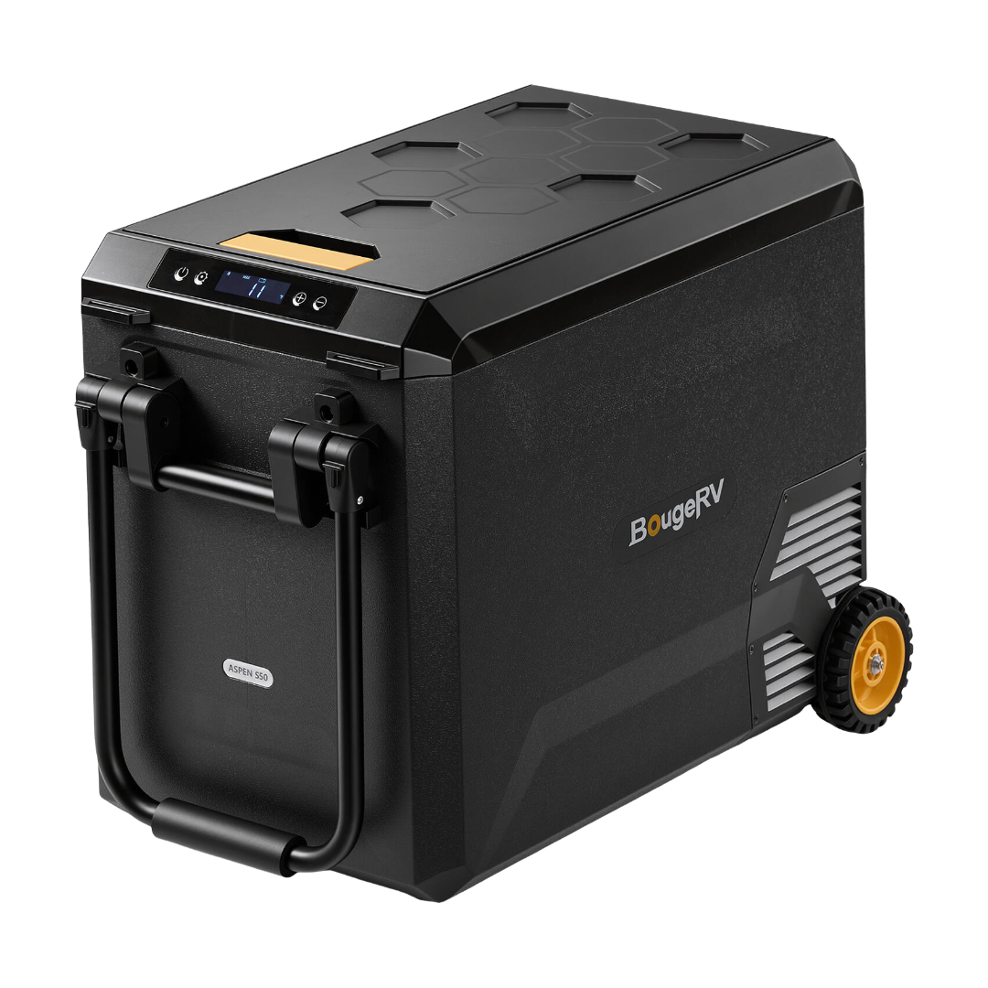 BougeRV ASPEN S50 12V 50QT Portable Fridge with Wheels