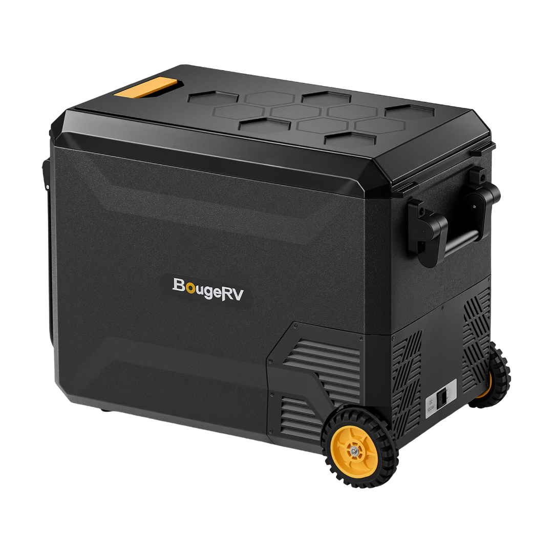 BougeRV ASPEN S50 12V 50QT Portable Fridge with Wheels