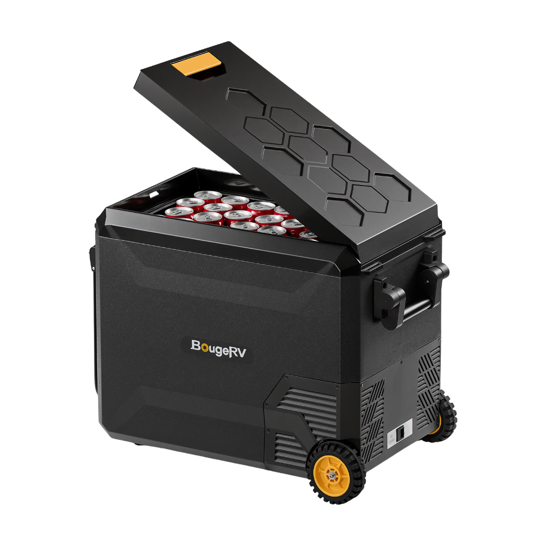 BougeRV ASPEN S50 12V 50QT Portable Fridge with Wheels