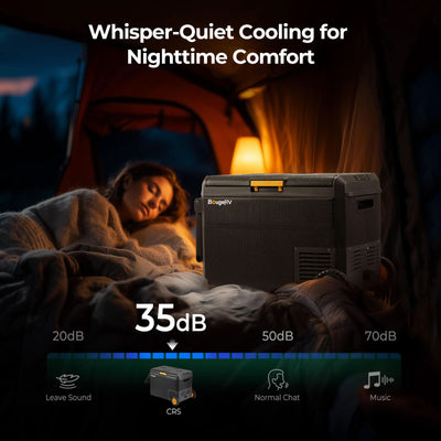 CRS portable car fridge