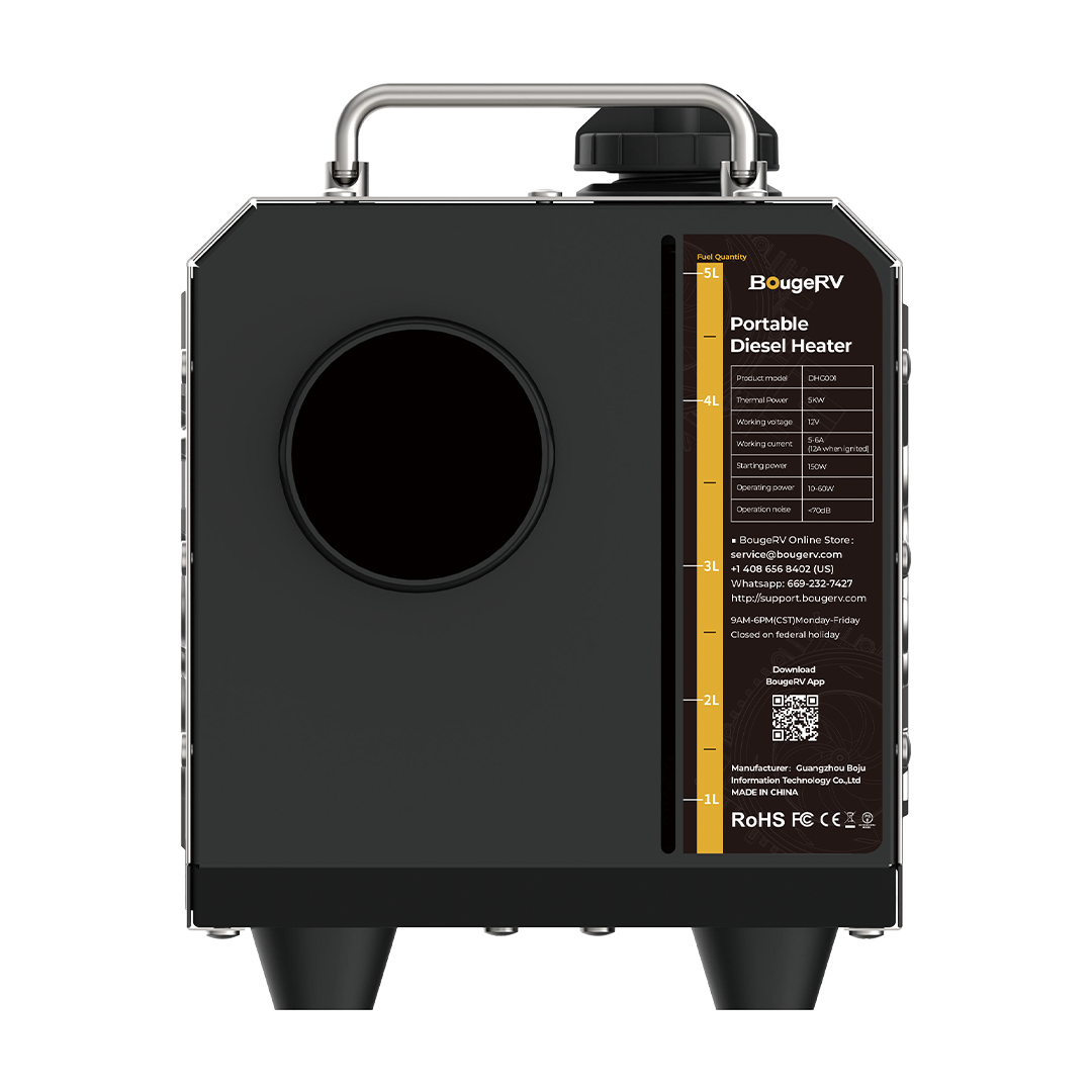 BougeRV portable diesel heater for van 