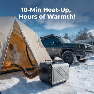 BougeRV portable diesel heater for tent
