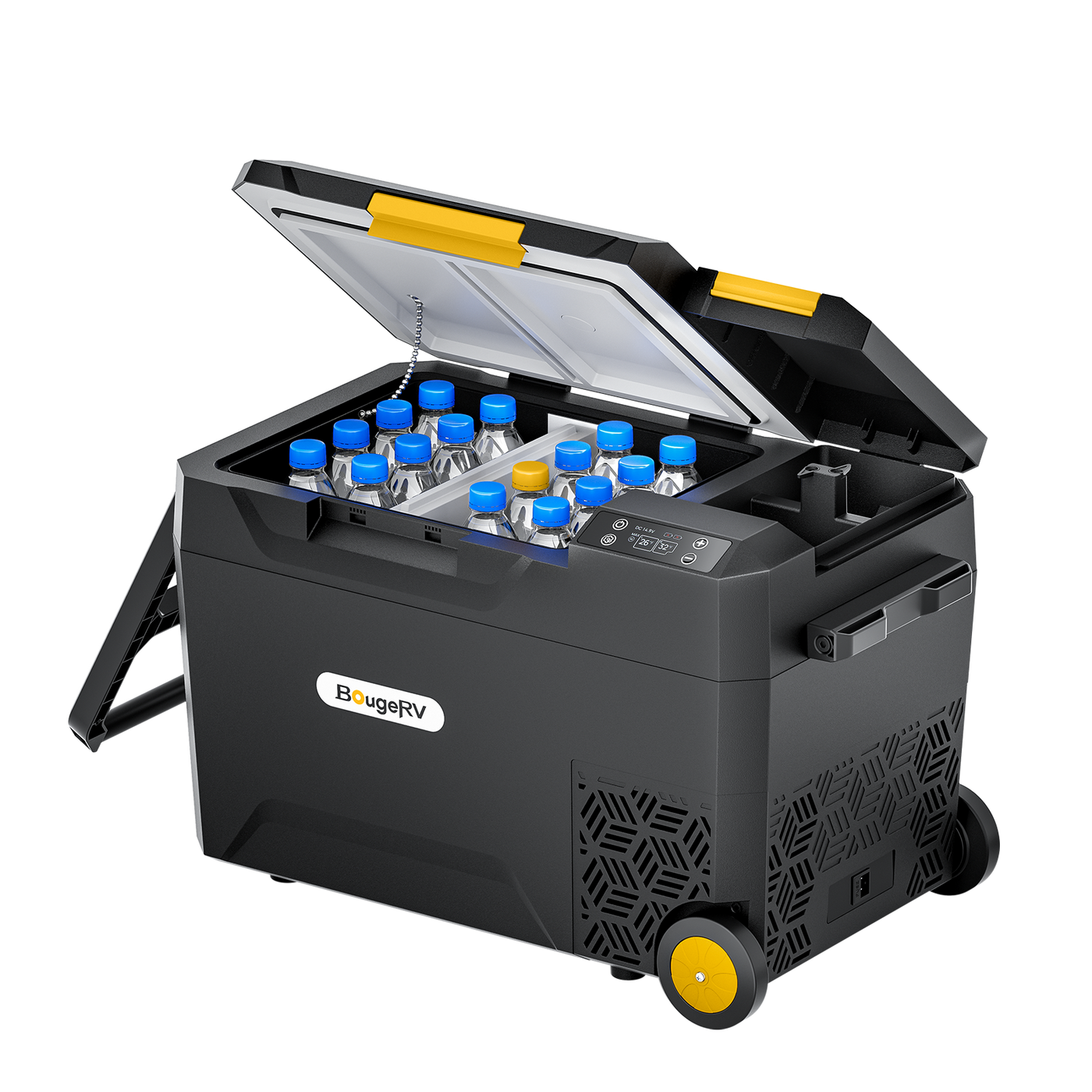 BougeRV CRX2 31QT Battery Powered Insulated Dual-Zone Portable Fridge