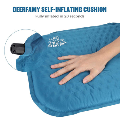 DEERFAMY Camping Memory Foam Seat Inflatable Cushion