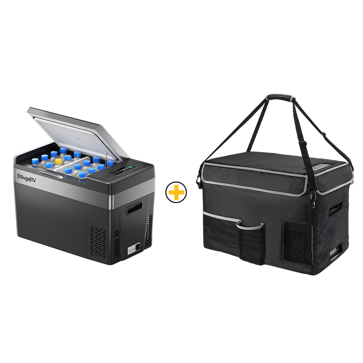 Réfrigérateur portatif BougeRV 12 V 30 pintes (28 L) noir