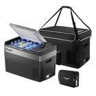 BougeRV 12V 30 Quart (28L) Portable Fridge Black Kit