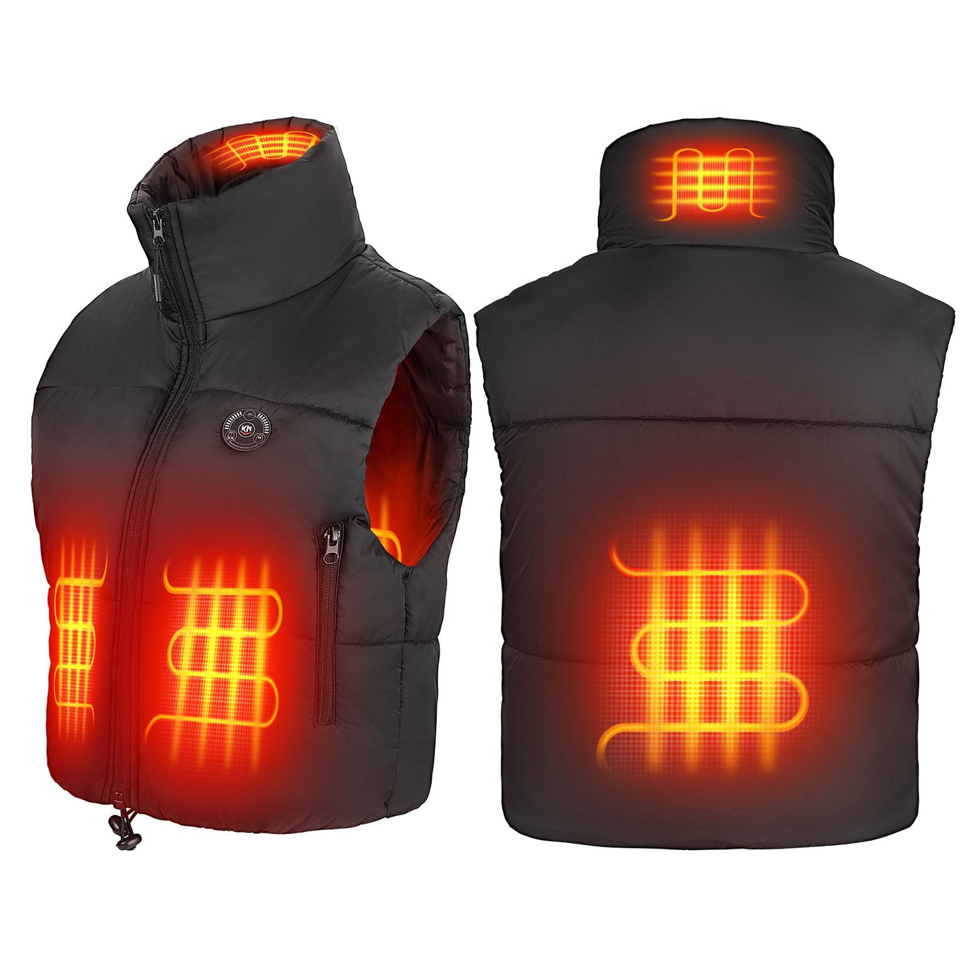 Women's Cropped Heated Vest with Battery Pack Included