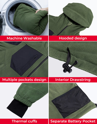 Heated Jacket with 12V 20000mAh Battery Pack