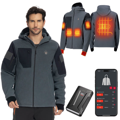 Heated Jacket with 12V 20000mAh Battery Pack