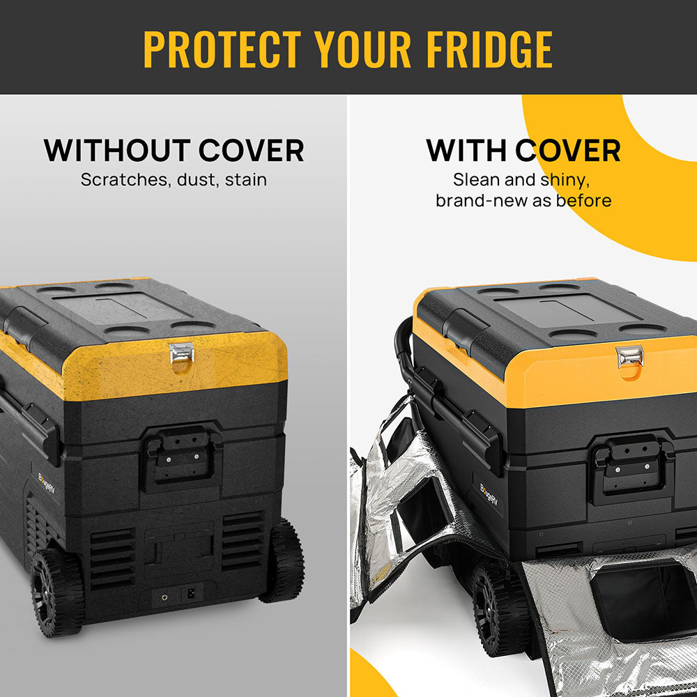 BougeRV 48 Quart Refrigerator Insulated Protective Cover