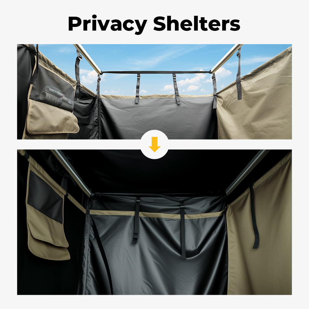BougeRV Car Shower Tent with Roof