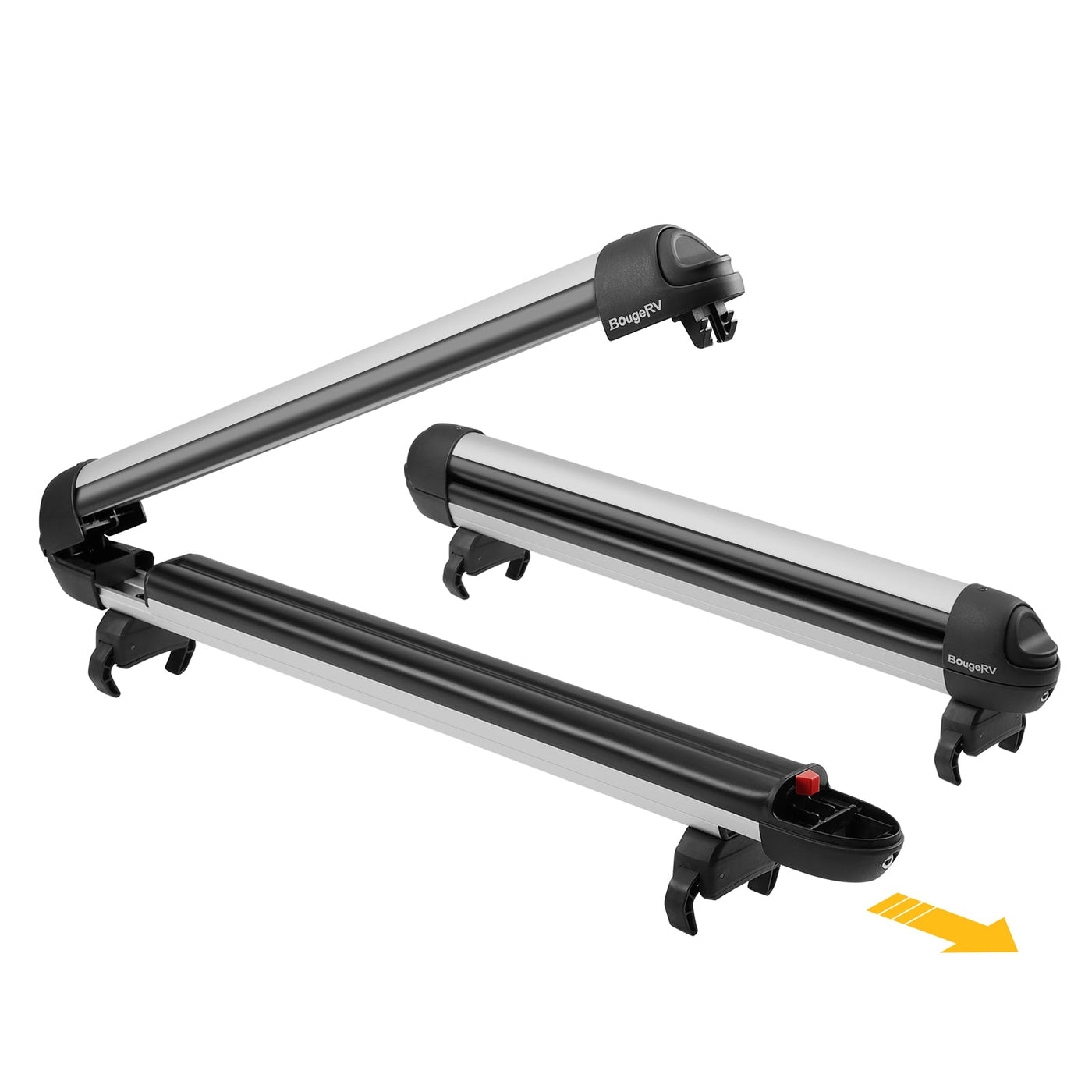 BougeRV 28'' Ski & Snowboard Racks with Anti-Theft Lock