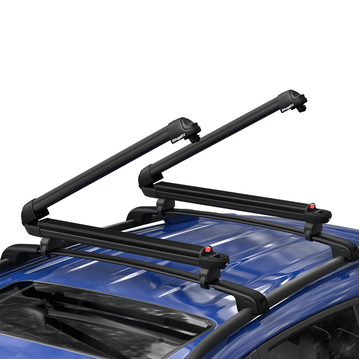 BougeRV 28'' Ski & Snowboard Racks with Anti-Theft Lock