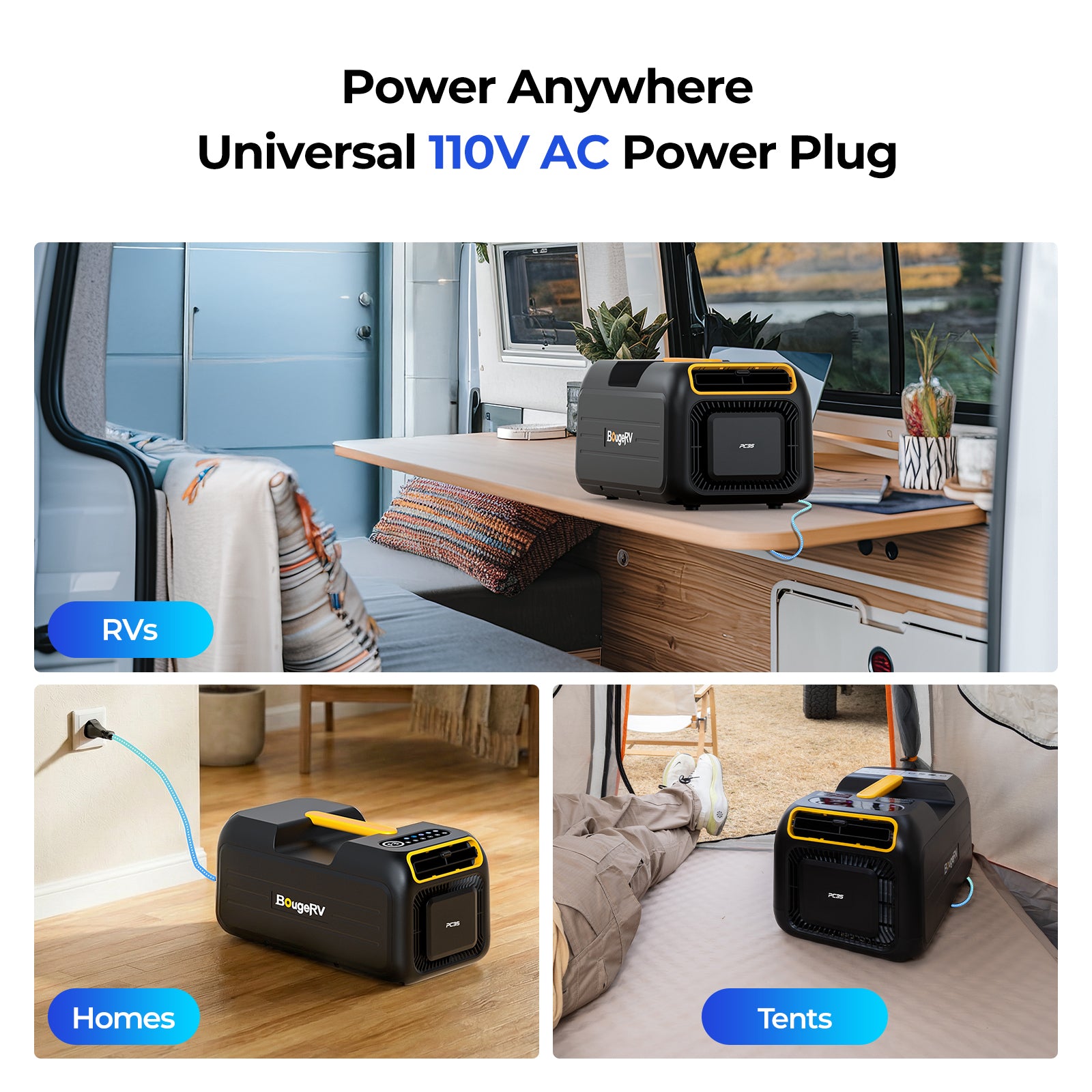 BougeRV New 3500BTU Portable Tent Air Conditioner – BougeRV Canada