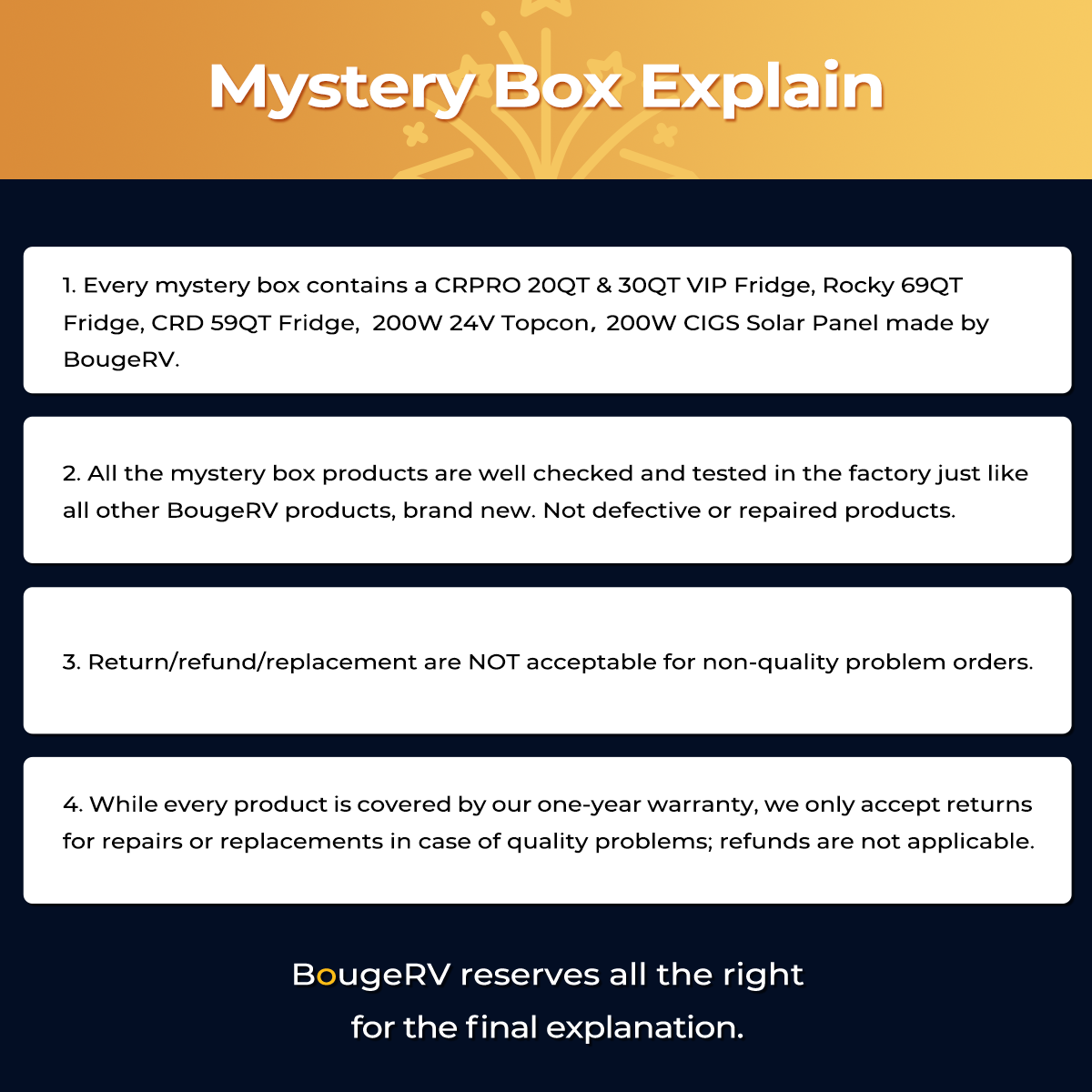 BougeRV Mystery Box