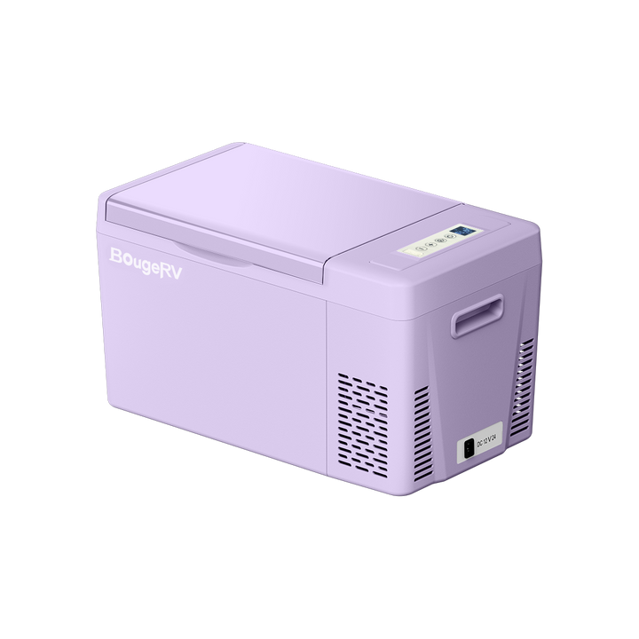 Réfrigérateur portatif violet coloré BougeRV 12 V 23 pintes