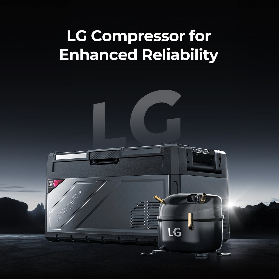 Réfrigérateur portatif double zone 12 V BougeRV Rocky 41QT