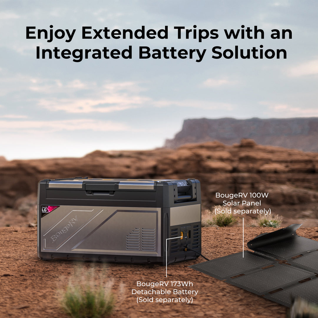 Réfrigérateur portatif double zone 12 V BougeRV Rocky 41QT