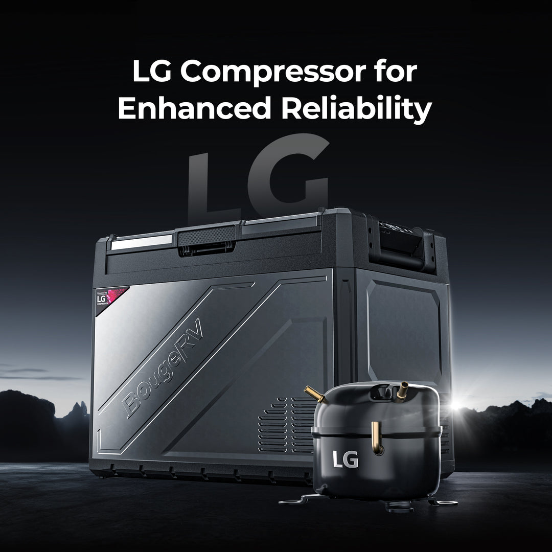 Réfrigérateur portatif double zone 12 V BougeRV Rocky 69QT