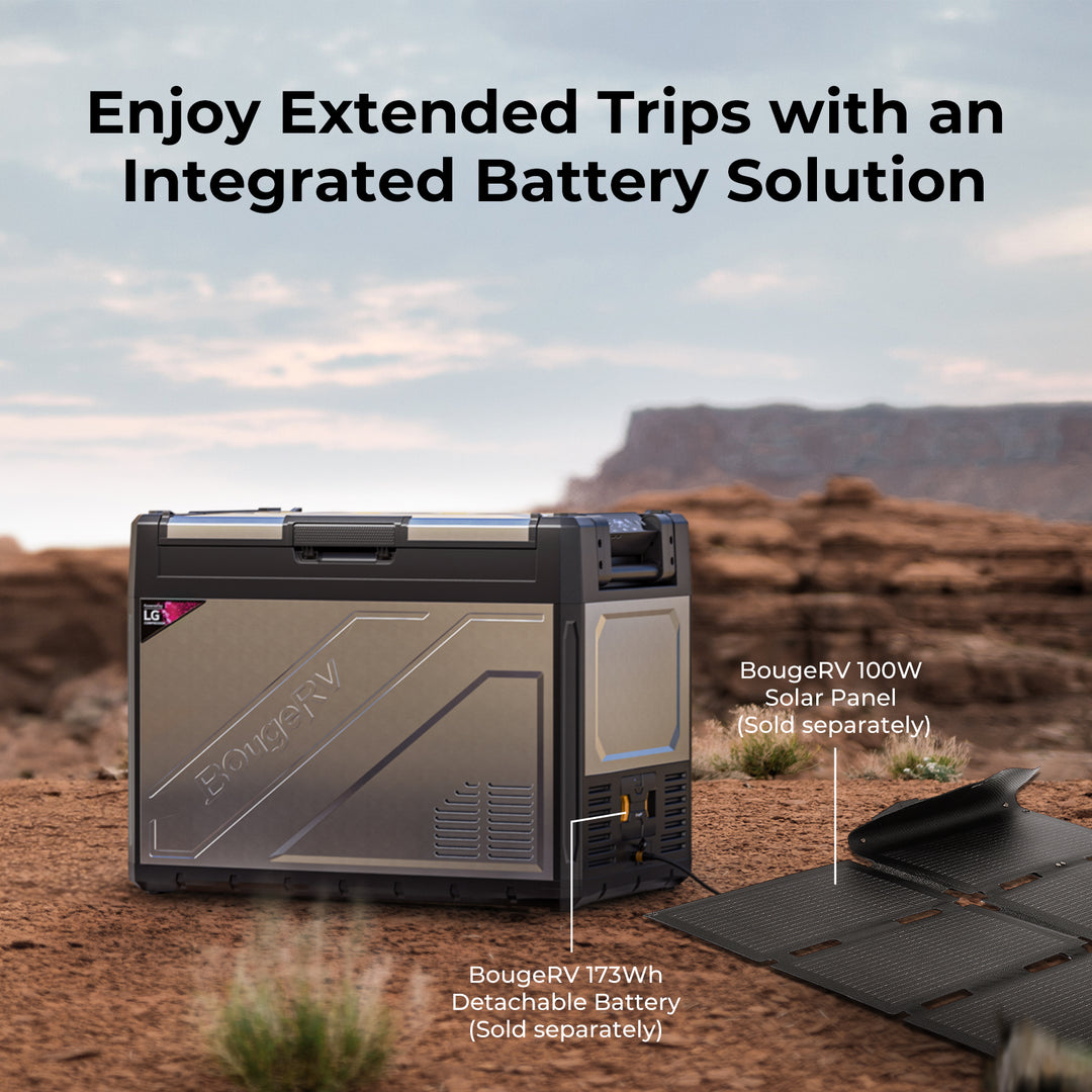 Réfrigérateur portatif double zone 12 V BougeRV Rocky 69QT