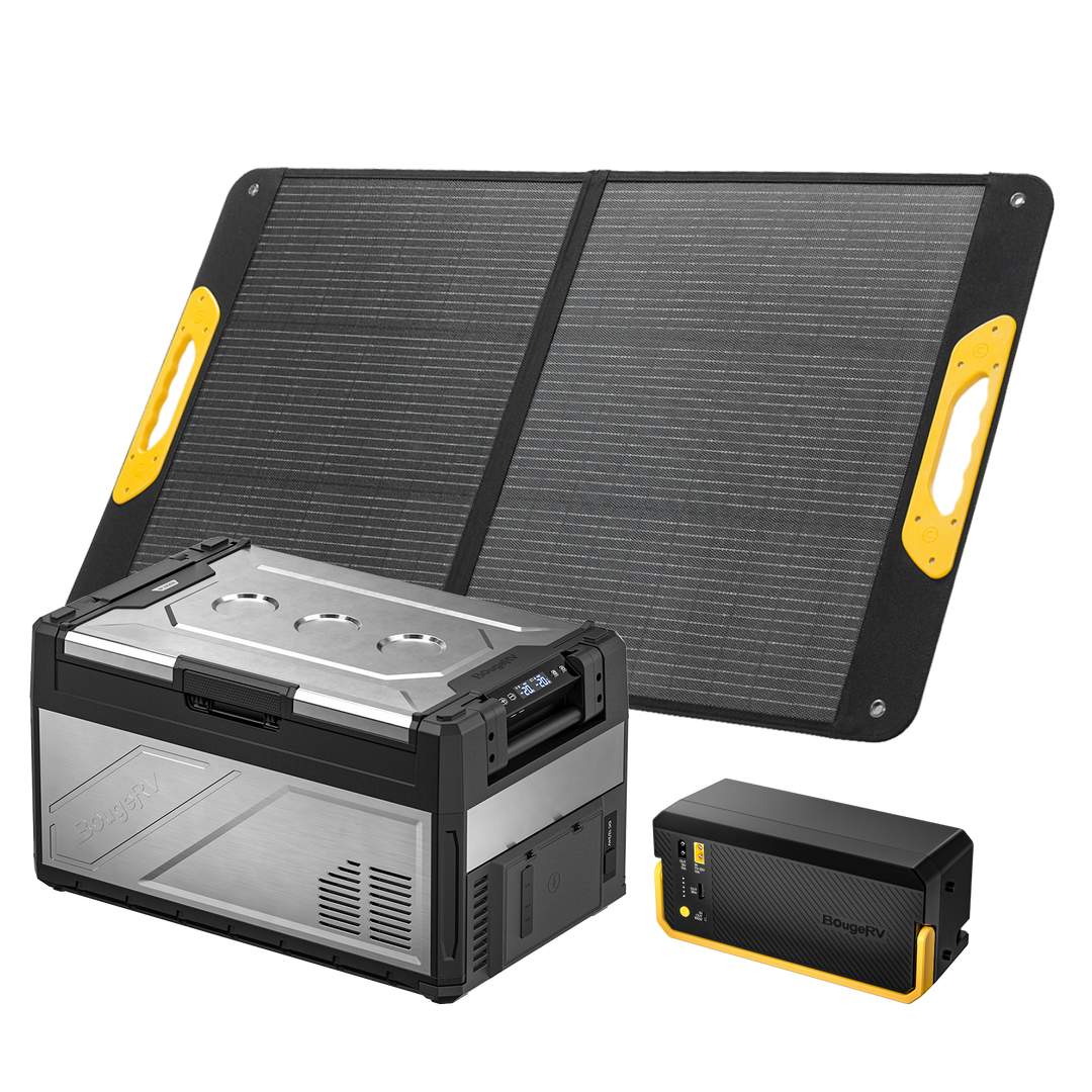 BougeRV Rocky V3.0 41QT Dual Zone 12V Portable Fridge