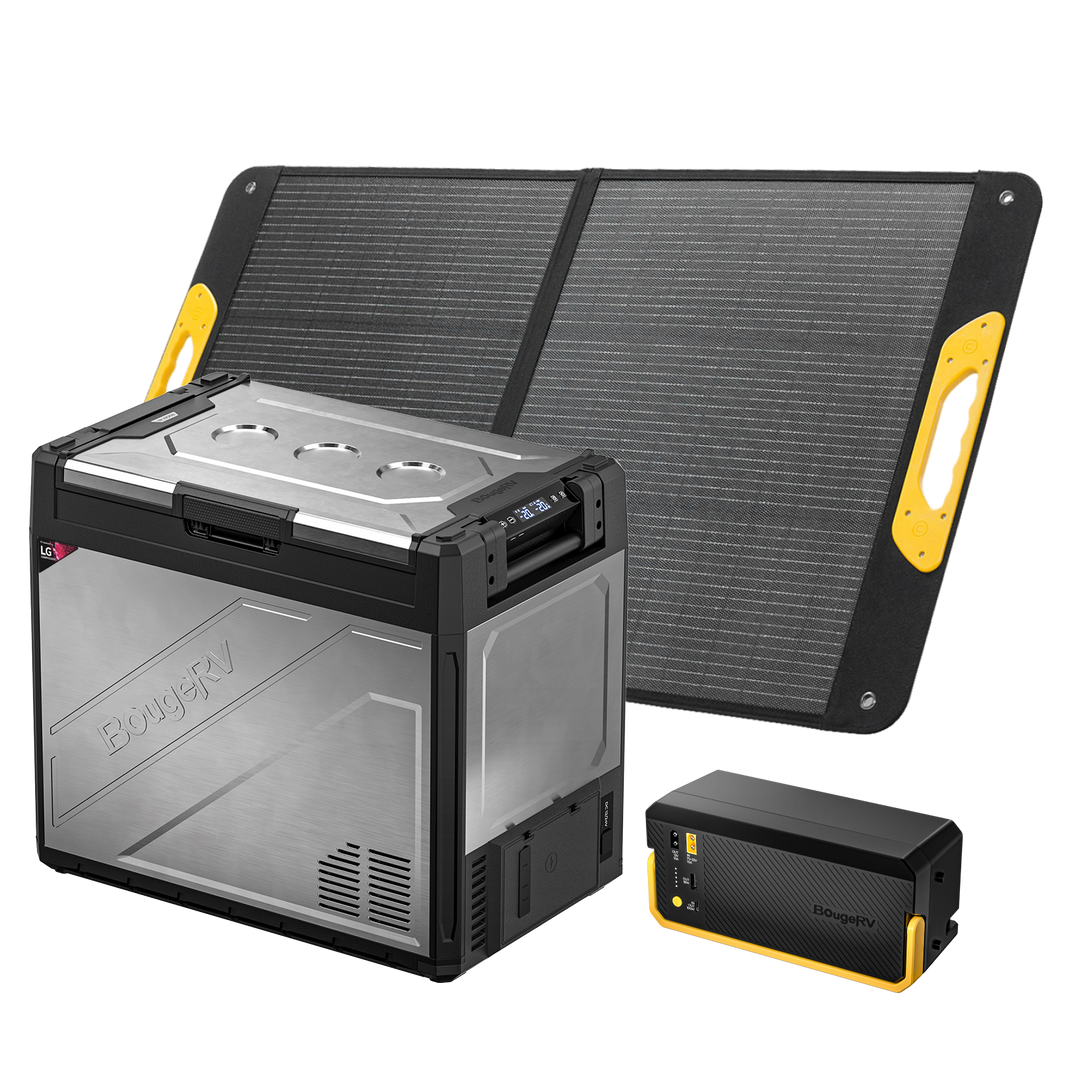BougeRV Rocky V3.0 81QT Dual Zone 12V Portable Fridge