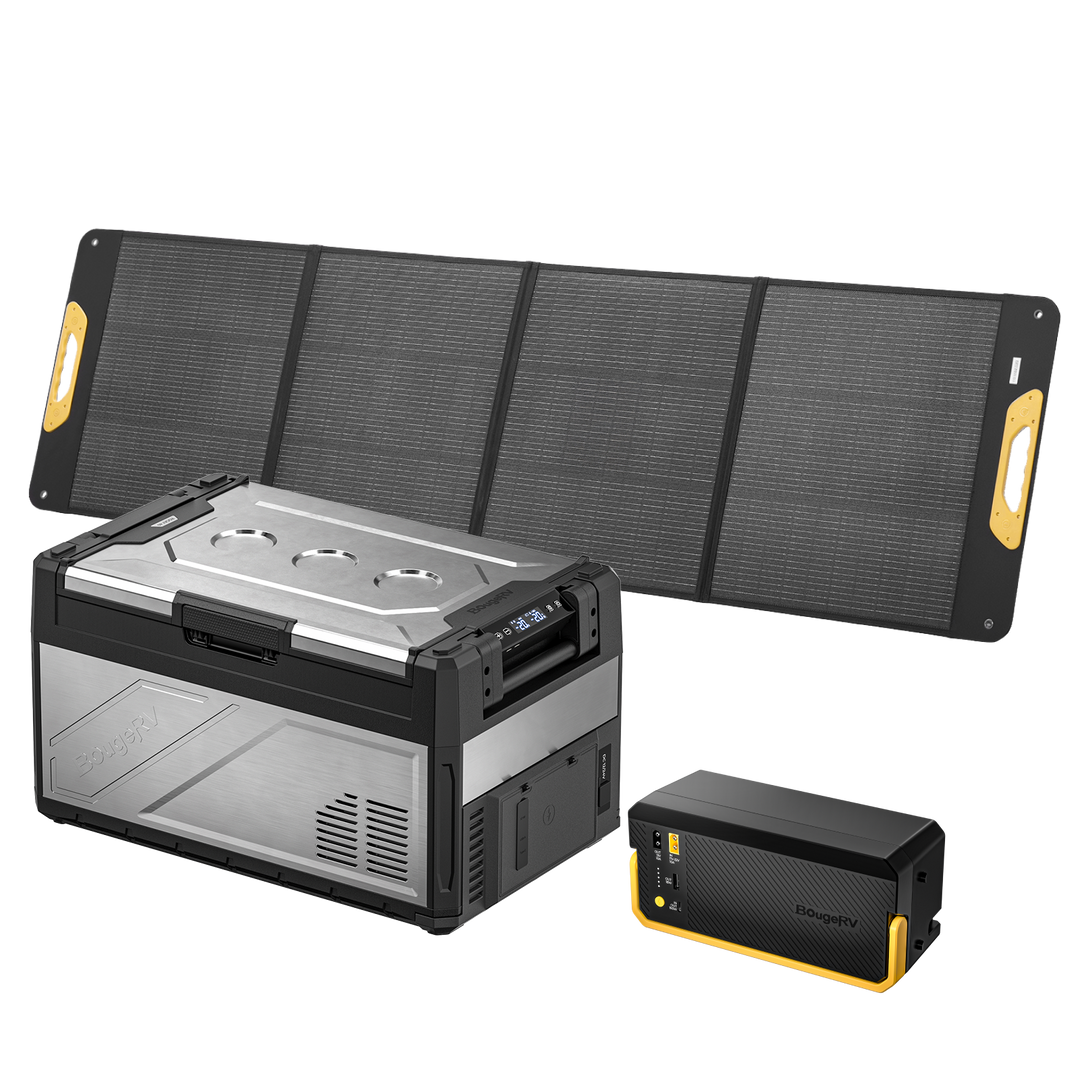 BougeRV Rocky V3.0 41QT Dual Zone 12V Portable Fridge