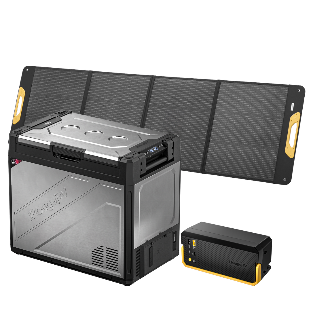 BougeRV Rocky V3.0 81QT Dual Zone 12V Portable Fridge