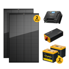 BougeRV 12V 400W ShadePower Rigid Solar System Kit