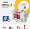 Size of 12 Volt  23 Quart Portable car refrigerator