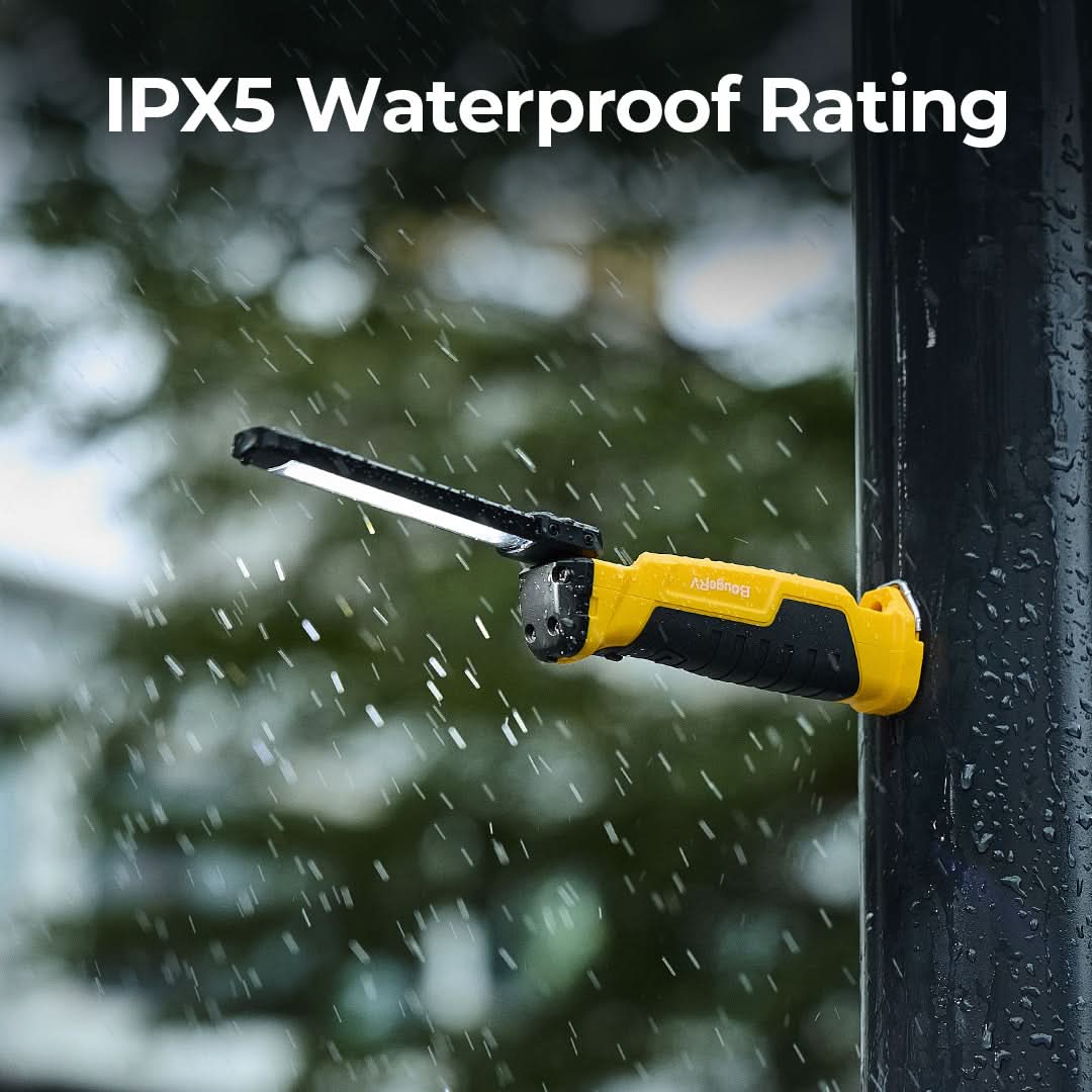 BougeRV WL02 Waterproof Work Light for Outdoor&Garage