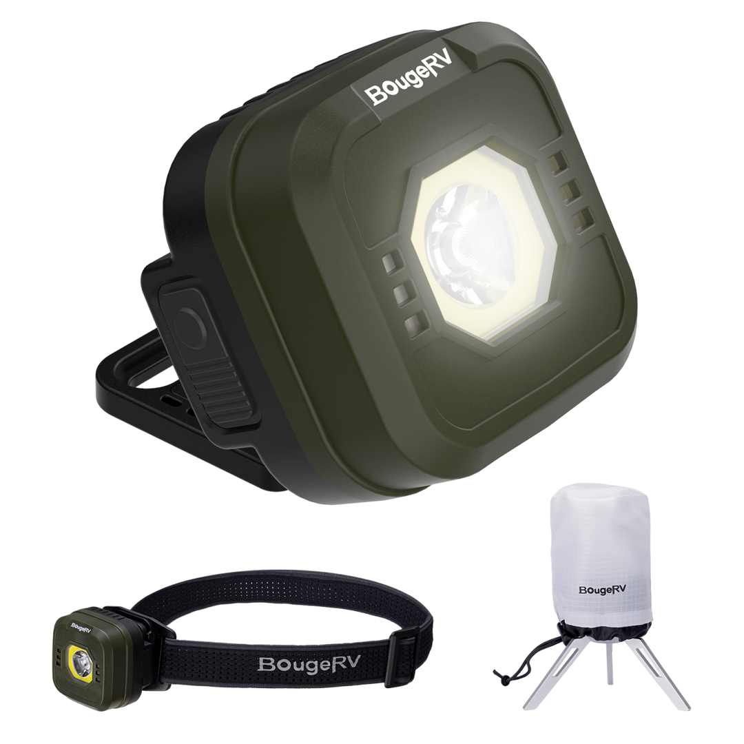 BougeRV AL05 Multifunctional Area Light Rechargeable Outdoor Headlamp