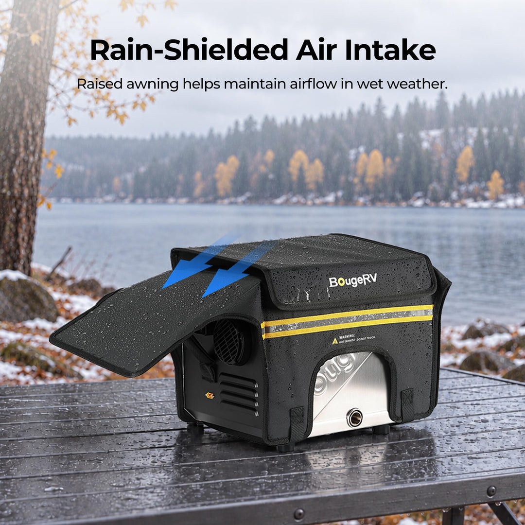 BougeRV Diesel Heater Rain Cover - Outdoor Rain and Dust Protection